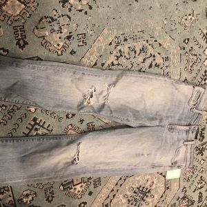 Skinny light wash jeans